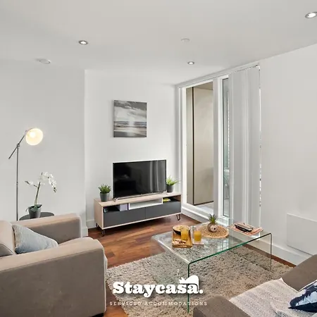 Spectacular Apartment Balcony View In City Centre Manchester Exterior photo