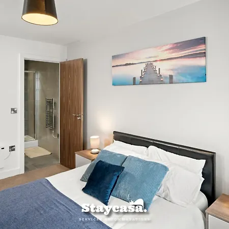Spectacular Apartment Balcony View In City Centre Manchester Exterior photo